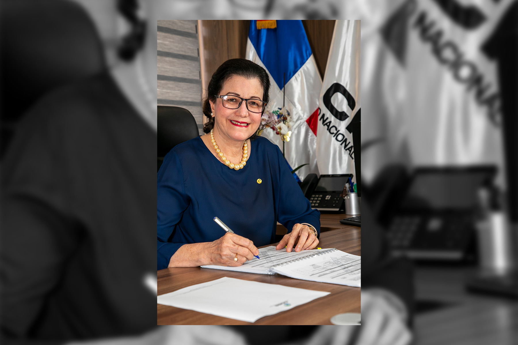 Gerente general del CNSS, Aura Celeste Fernández Rodríguez.